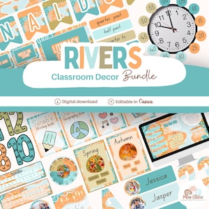 Modern classroom decor bundle NAIDOC Week and Reconciliation Week First Nations, Aboriginal, Indigenous perspectives | Canva Template