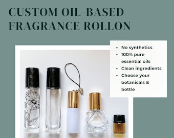 Natural Oil-based Perfume Fragrance Roll-on | Custom & Personalizable