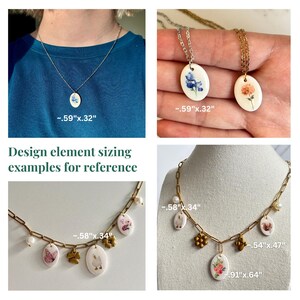 CUSTOM Water Transfer Paper Sheets for Polymer Clay | Image Transfer | 5.5" x 4.25" image 5