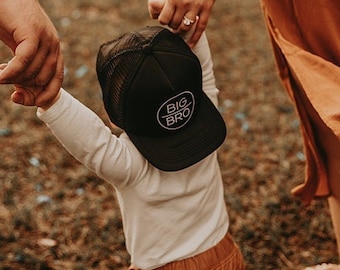 60 Second Makeover Limited Boys Big Bro Little Bro Baseball Cap Set Boys Brothers Cousins Twinning