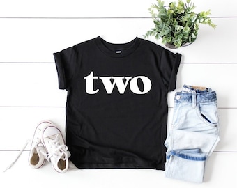 Second Birthday Outfit | Boys Second Birthday Shirt | 2nd Birthday Outfit Boy | Two Shirt | 2nd Birthday Shirt | Girls Second Birthday