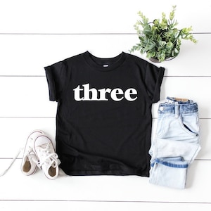 Third Birthday Outfit | Boys Third Birthday Shirt | 3rd Birthday Outfit Boy | Three Shirt | 3rd Birthday Shirt | Girls Third Birthday