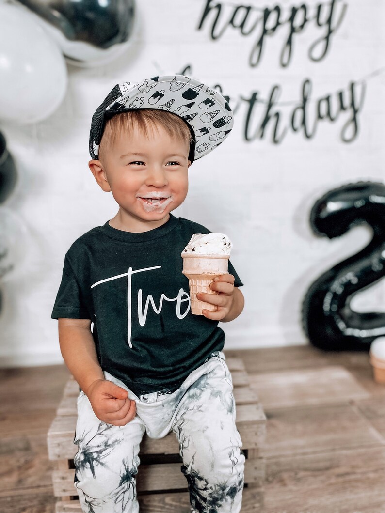 Second Birthday Outfit Boys Second Birthday Shirt 2nd Etsy