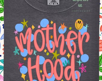 Motherhood DTF Transfer|Ready to Press DTF Transfer | Boutique Style Shirt Design | Small Shop Friendly