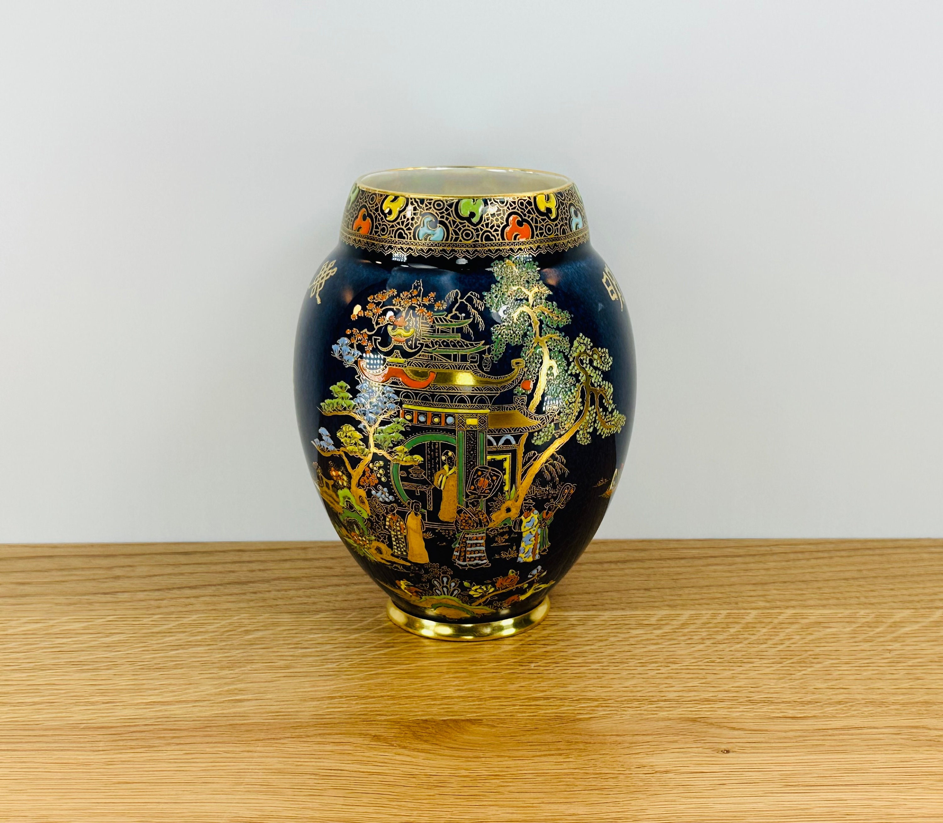 カールトンウェア　CARLTON WARE ／花瓶 磁器の花瓶 カールトンウェア、W&R、2184 ストークオントレント