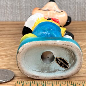 1960 Mickey Mouse Figure: Vintage Hand-Painted Wales Pottery Disney Collectible Made in Japan image 4