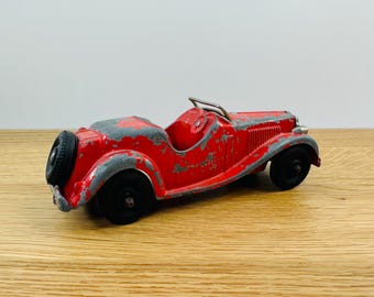 Hubley MG Roadster Toy Car:  Vintage  Auto Collectible