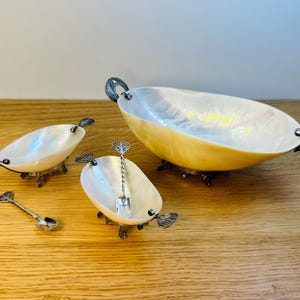 Antique Mother of Pearl Dish - Etsy