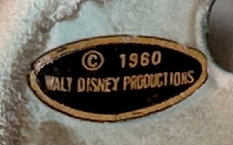 1960 Mickey Mouse Figure: Vintage Hand-Painted Wales Pottery Disney Collectible Made in Japan image 3