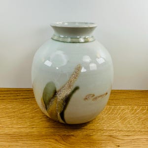 Vintage Zimmerman Pottery Vase - Hand Made Glazed Ceramic - Housewares - Home Decor - Signed by the Artist