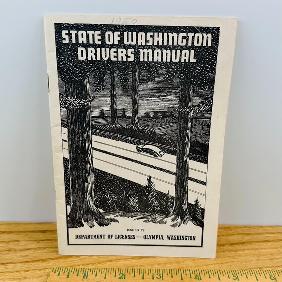 Vintage Wa Driver's Manual - Illustrated Driver's Education