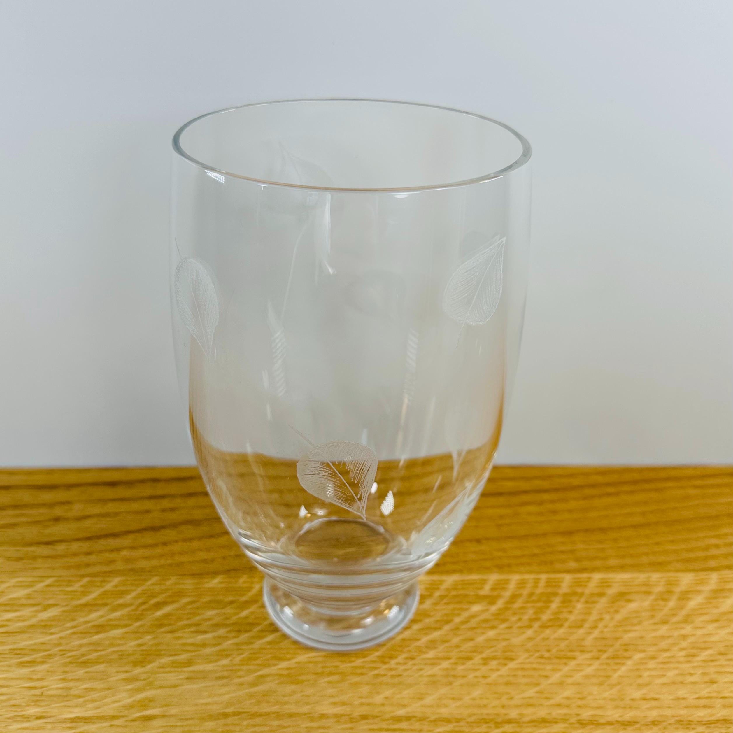 Vintage Sweden Kosta Boda 『Teardrop』 Kosta Boda Etched Glass Vase - Etsy