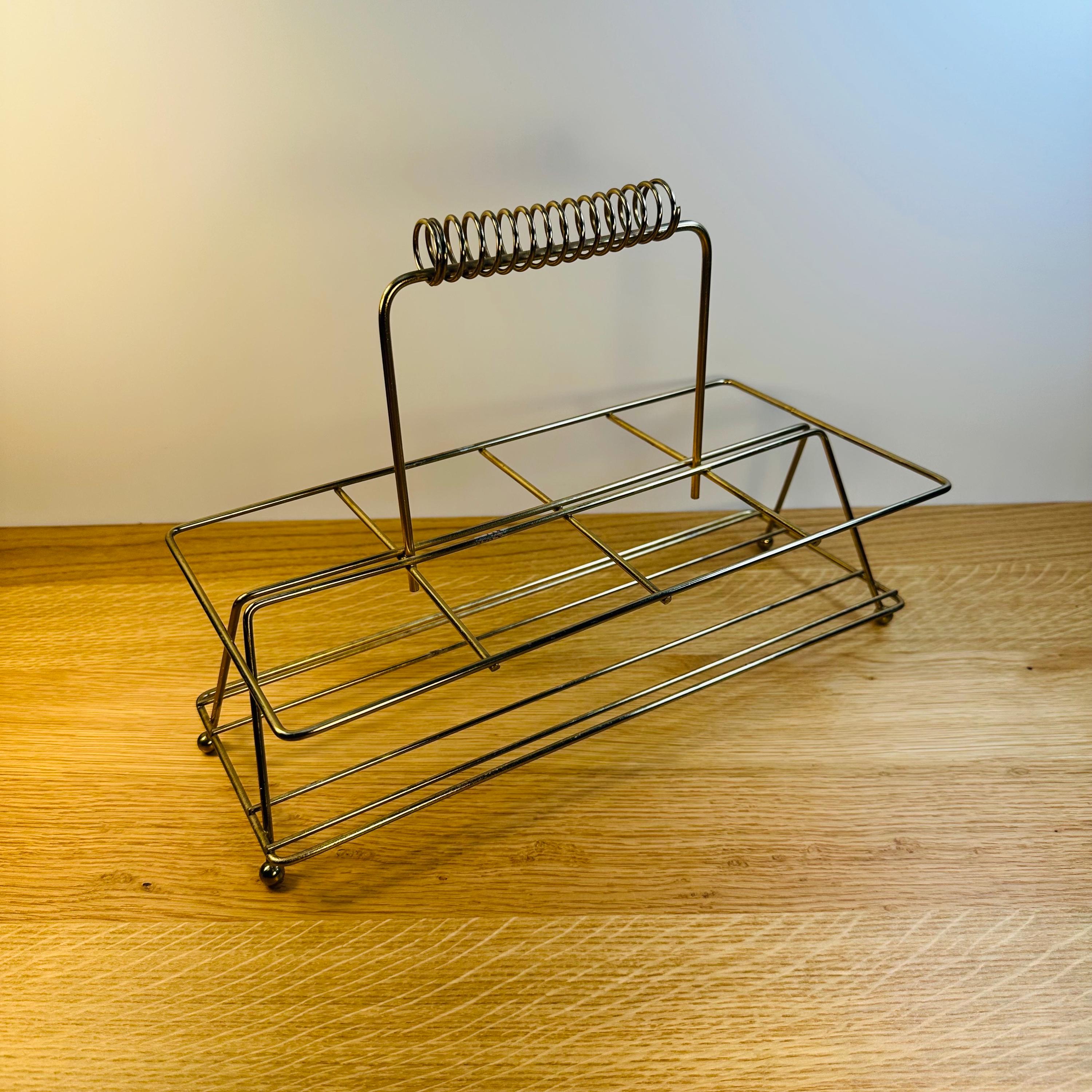 Vintage Glass Caddy - Etsy