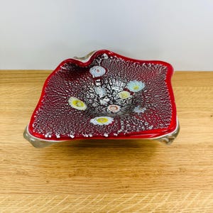 1960’s Balboa Venetian Millefiori Bowl - Hand Made Murano-Style Art Glass - Mid Century Candy/Trinket Dish - Made in Italy - FREE SHIPPING