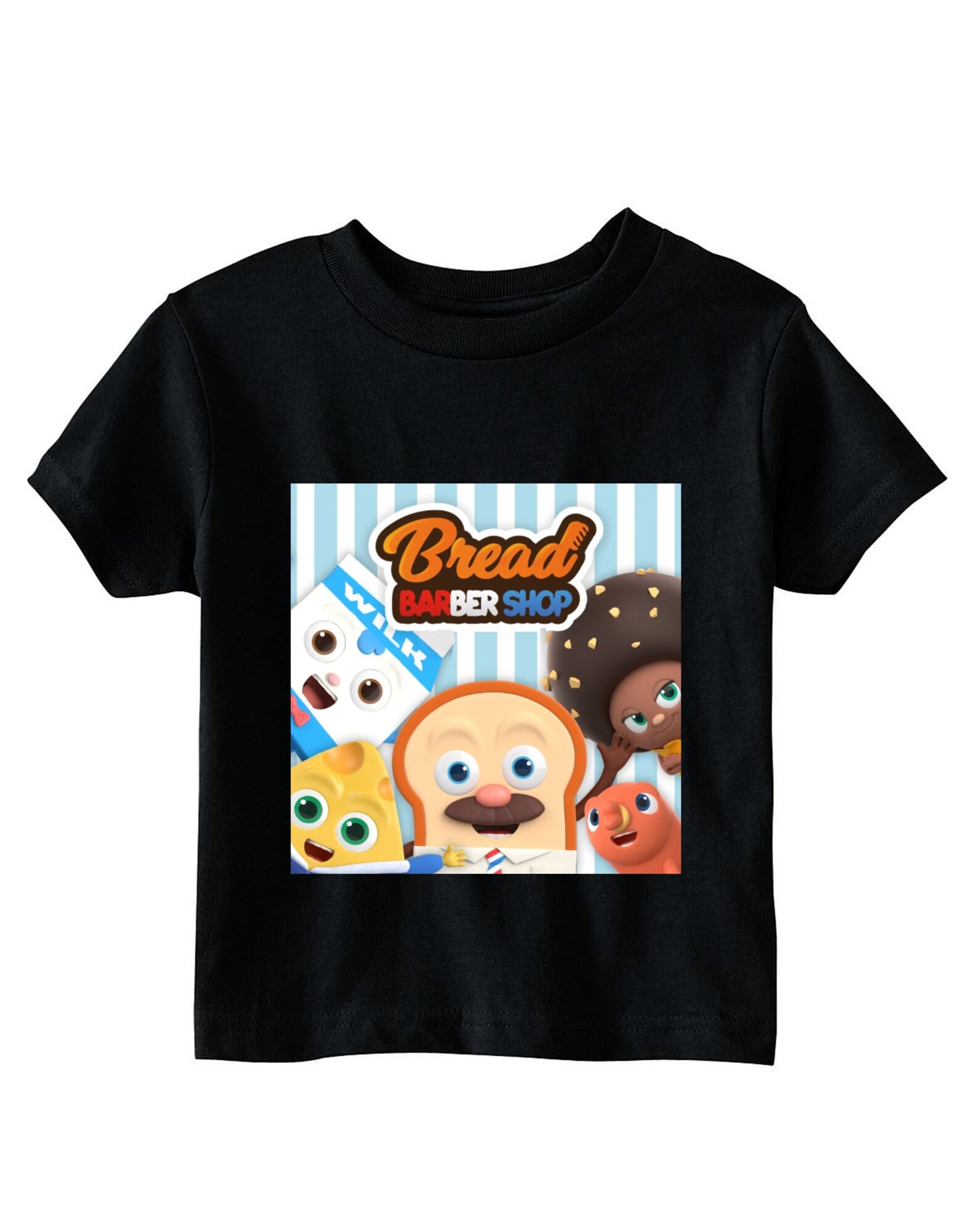 Fan Art Bread Barber Shop Crew Graphic Tee Shirt in Gray or Etsy