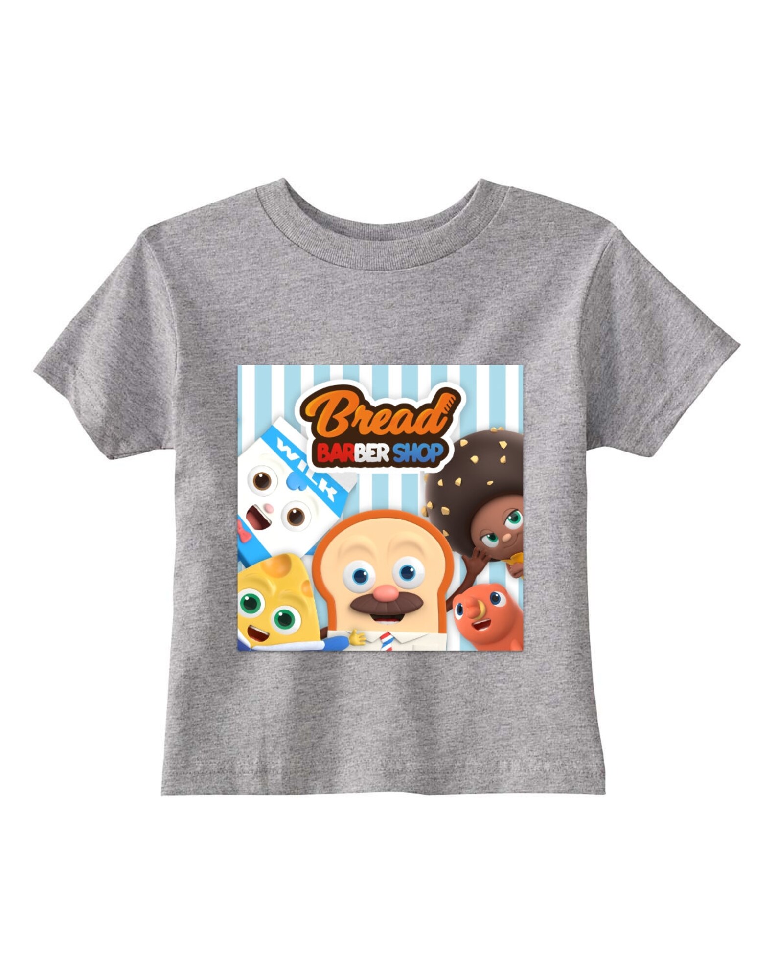 Fan Art Bread Barber Shop Crew Graphic Tee Shirt in Gray or Etsy