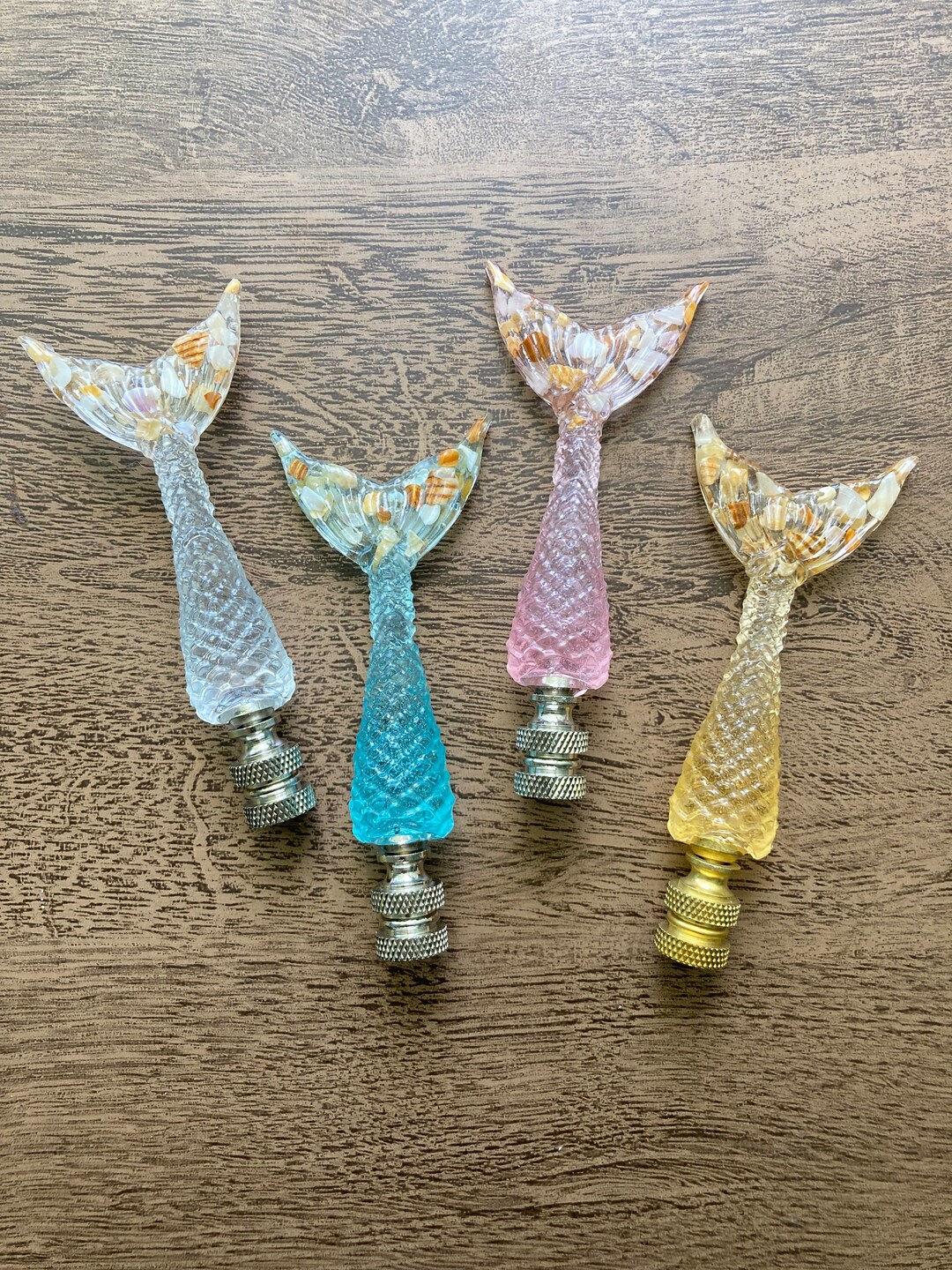 Lamp Finial Mermaid Tail, Your Choice of Color price for One Finial Etsy