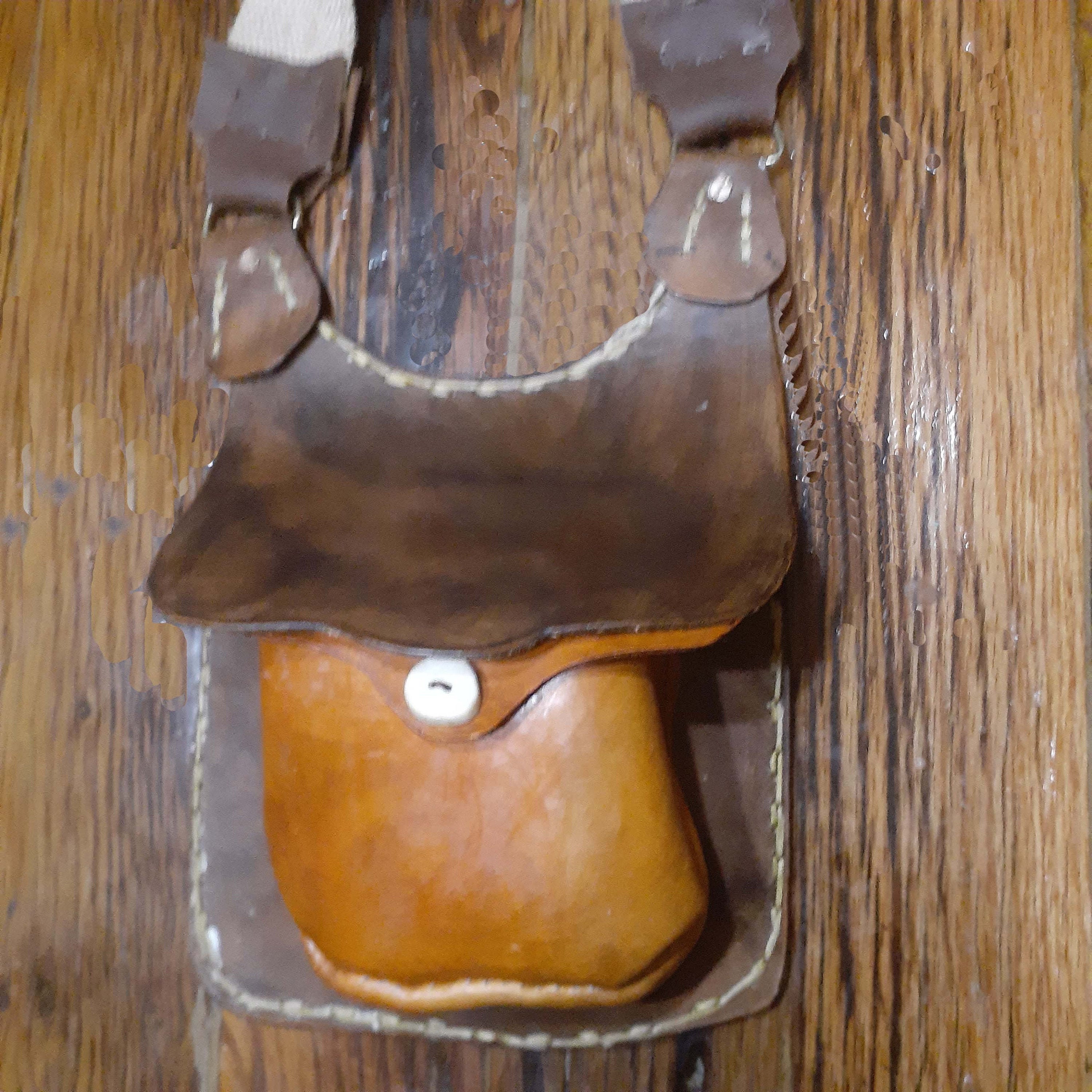 Possibles Bag Leather Four Pocket Black Powder Muzzleloader - Etsy
