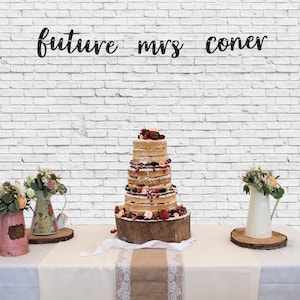 Future mrs banner custom banner, bridal shower banner, engagement party decorations,bachelorette party decor, bridal shower decorationSTYLE3