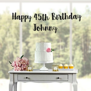 HAPPY BIRTHDAY BANNER, happy birthday sign, happy birthday name banner, custom birthday banner, custom birthday sign, birthday name sign
