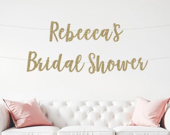 Bridal Shower Banner, Custom name decor, Personalized Future Mrs Sign, Banner for Bridal Shower, Bride to be, Decorations, party favors