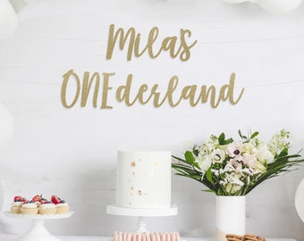 Onederland Custom Banner, Winter Onederland Banner, first birthday custom banner, 1st birthday banner, smash cake shoot, custom banner