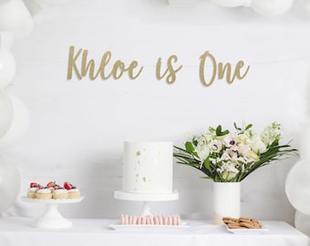 1st Birthday banner | custom banner | birthday banner | glitter banner | 1st birthday decorations | birthday decorations l birthday party