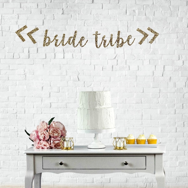 Bride Tribe Banner - Bachelorette Banner - Bachelorette Party Banner - Bachelorette Party Decor - Bachelorette Party - Bride to Be