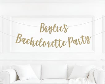 Bachelorette party Banner, Custom bachelorette banner, backdrop party banner, party decorations, Personalized party decor, bach sign, banner