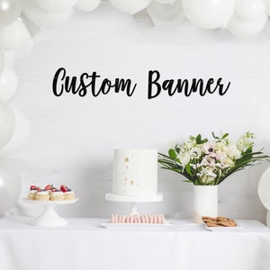 CUSTOM BANNER, custom glitter banner, personalized banner, personalized glitter sign, name banner, wedding banner, custom garland image 5