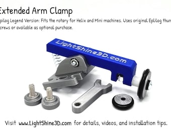 Verlängerungsarm Dreh-Aufsatzklemme - Passend für Epilog Helix und Mini