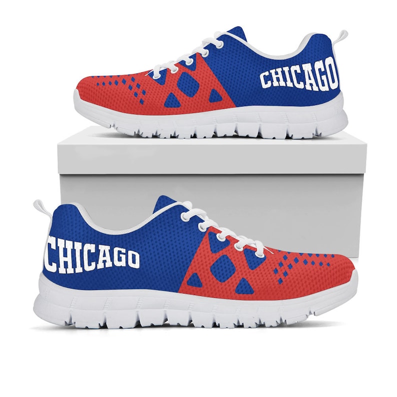 Chicago Cubs Fan Shoes / Trainers / Sneakers Mens Womens & Etsy