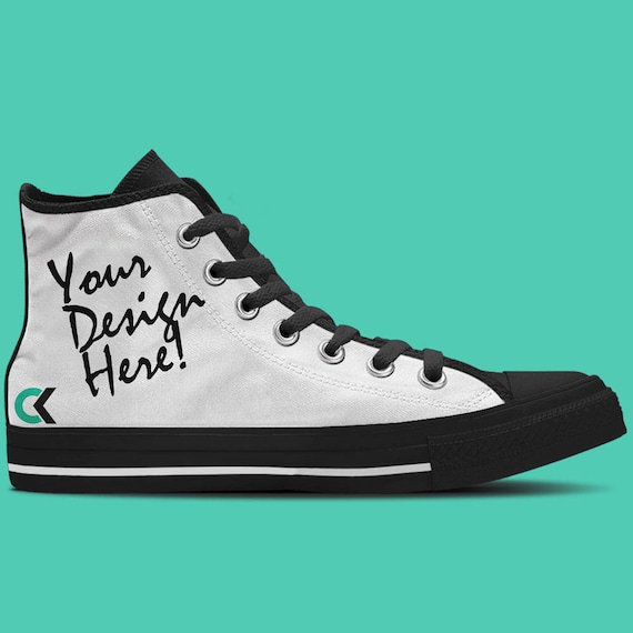 suffix indendørs Tilladelse Custom Shoes Women's Customized High Top Sneakers - Etsy