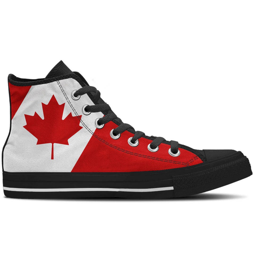 Canada Flag High Top Sneakers Custom - Etsy