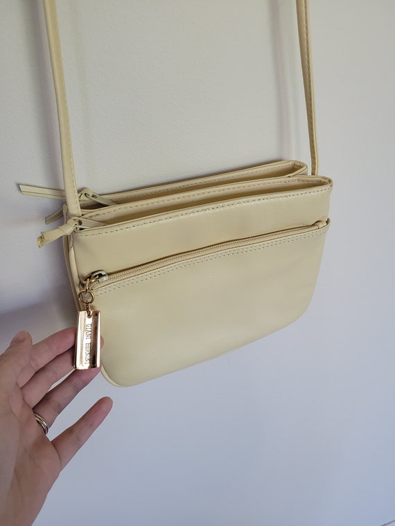 Vintage 90s Crossbody Yellow Purse/ Vtg 90s Yello… - image 2