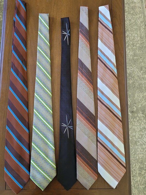 mens vintage ties 1970s - Gem