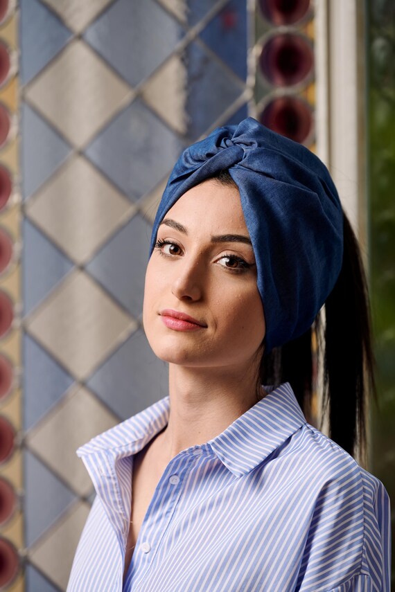 Denim Headband - Denim Headband - Made in Italy - Etsy