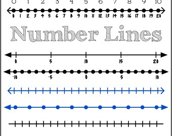 Number Lines Etsy Number Lines Etsy