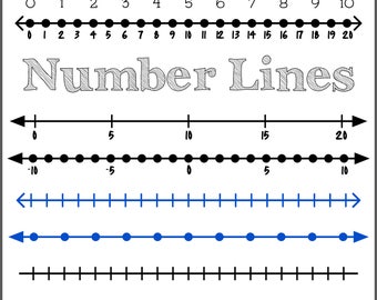 Number Lines Etsy Number Lines Etsy
