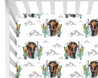bison crib bedding