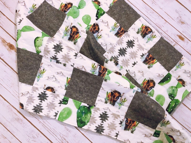 baby boy cactus bedding