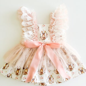Girls Easter Dress//Easter Bunny Dress//Baby Girl Easter Outfit
