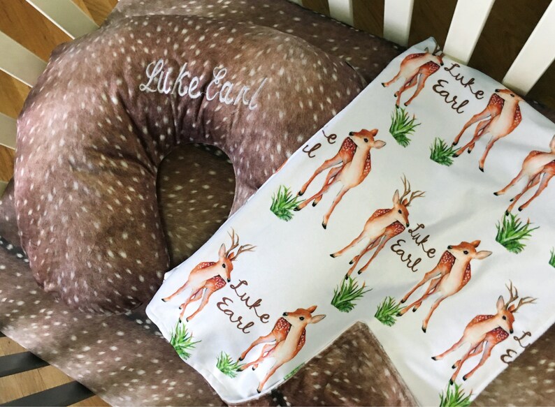 Axis Deer Hide Nursery Collection // Deer Crib Bedding Etsy