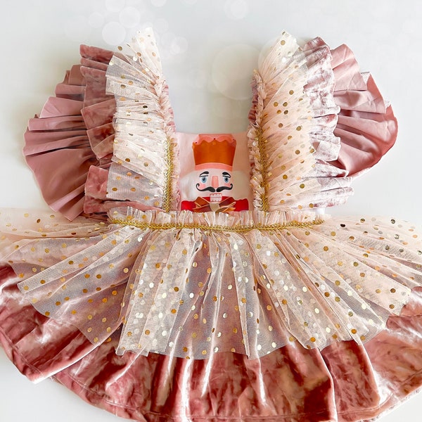 Nutcracker Christmas Dress//Girls Christmas Dress//Christmas Outfit