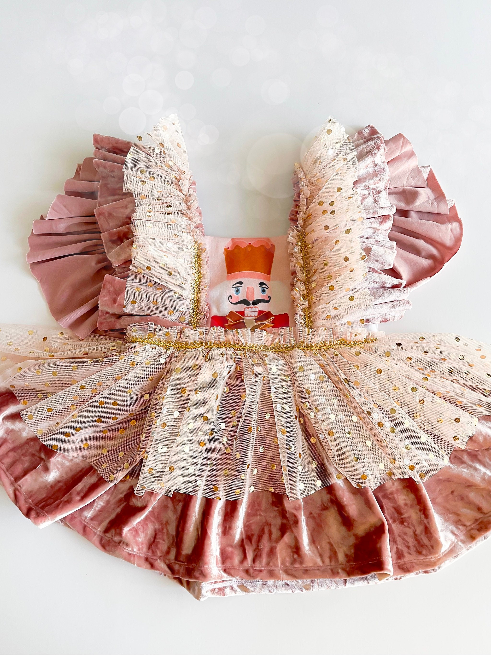 white christmas dresses Couture Girls Bespoke Nutcracker Pink Princess Dress main image 1