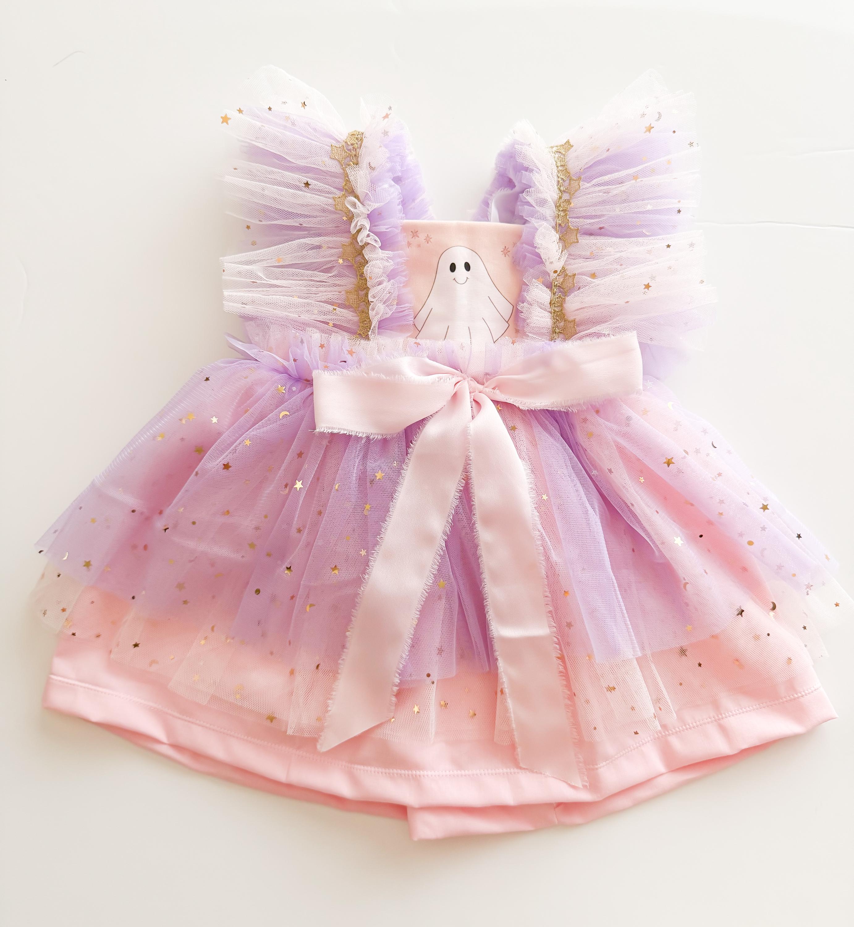 sachin and babi light blue dress Alpine Village Santa Baby Girl Take Me Home Gown and Headband main image 0
