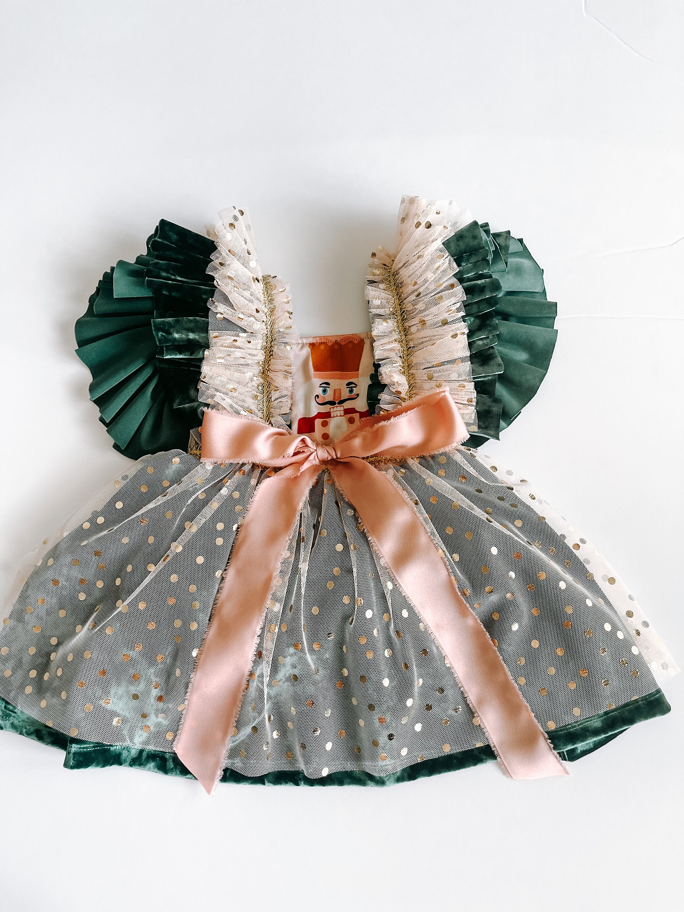Green Velvet Dress Newborn - Etsy