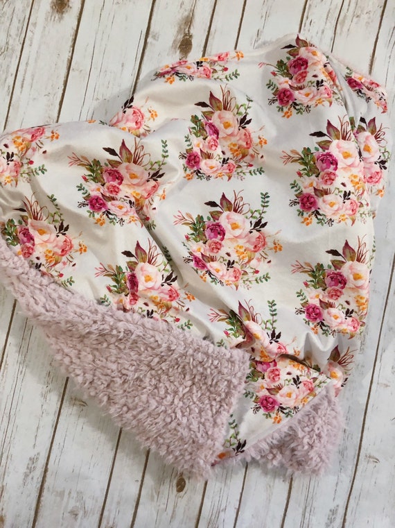 vintage floral baby bedding
