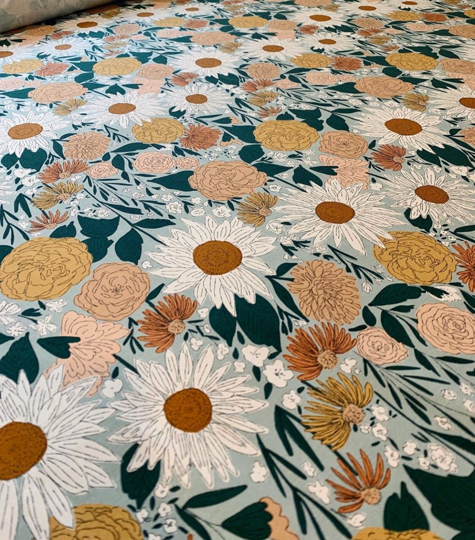 Sunflower Crib Sheet Baby Girl Sunflower Nursery Bedding Etsy