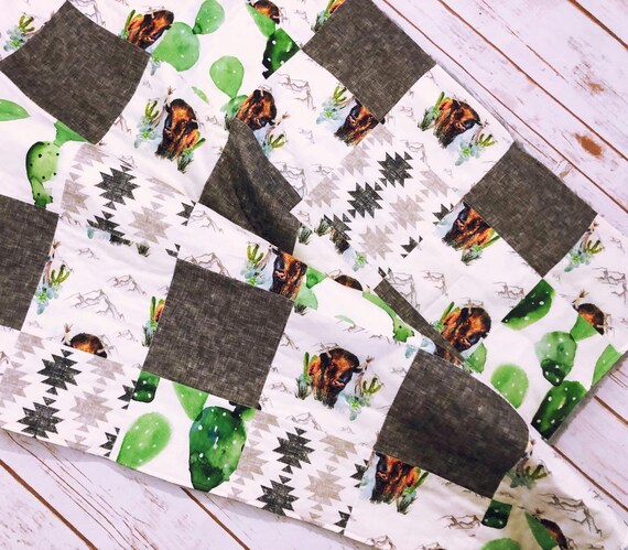 baby boy cactus bedding